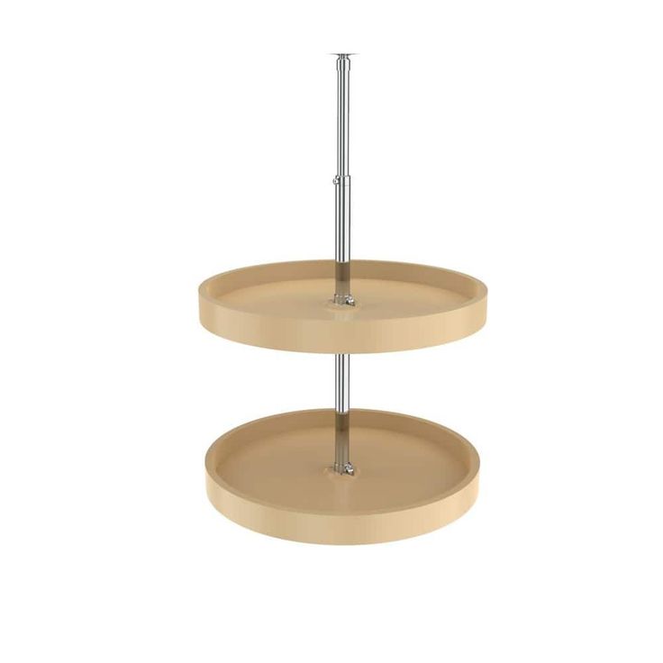 Rev-A-Shelf 20 in. Chrome Full Circle Lazy Susans 2-Shelf