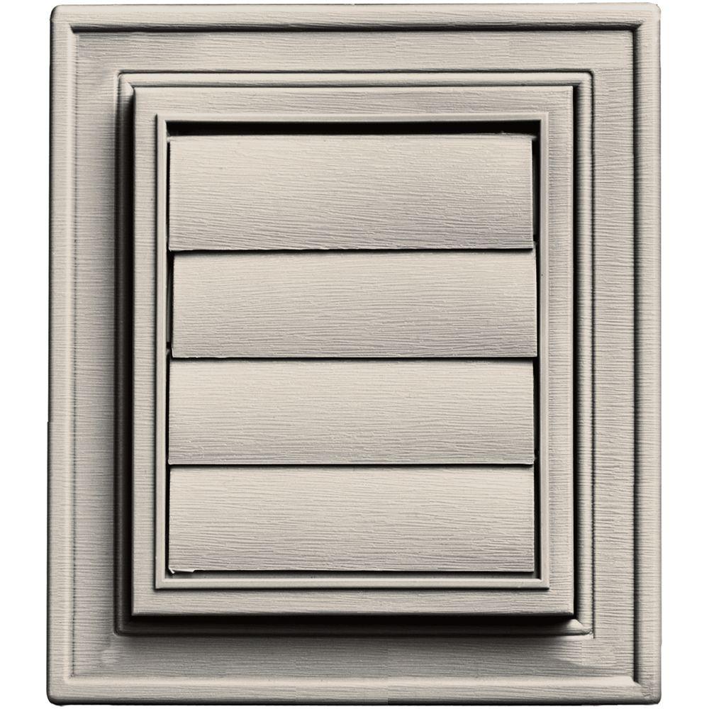 Square Exhaust Siding Vent #048-Almond - Super Arbor