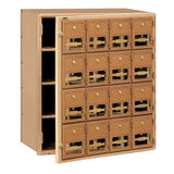 2000 Series Brass Front Loading Mailbox with 30 Doors - Super Arbor