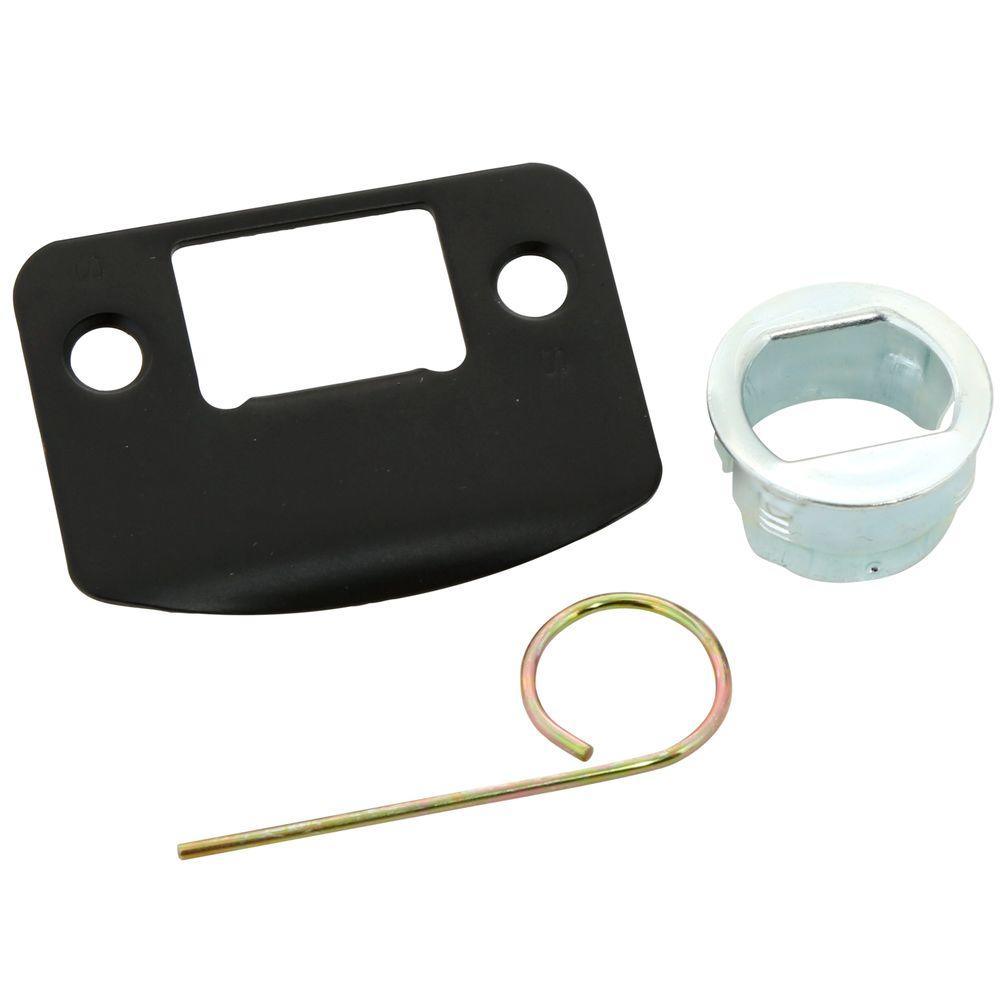 Latitude Matte Black Privacy Bed/Bath Door Lever - Super Arbor
