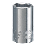 Craftsman 11/32 in. SAE 6 Point Shallow Socket - Durable Alloy Steel