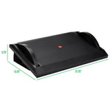 Black Plastic Adjustable Foot Rest for Under Desk - Super Arbor