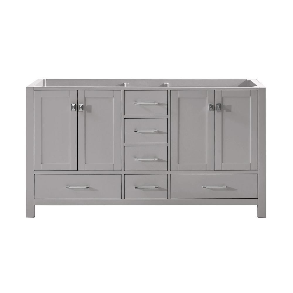 Caroline Avenue 72 in. W Bath Vanity Cabinet Only in White - Super Arbor