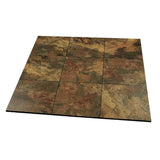 Greatmats Max Tile 12 in. x 12 in. x 5/8 in. Slate Vinyl Interlocking Raised Modular Floor Tile (Case of 26)