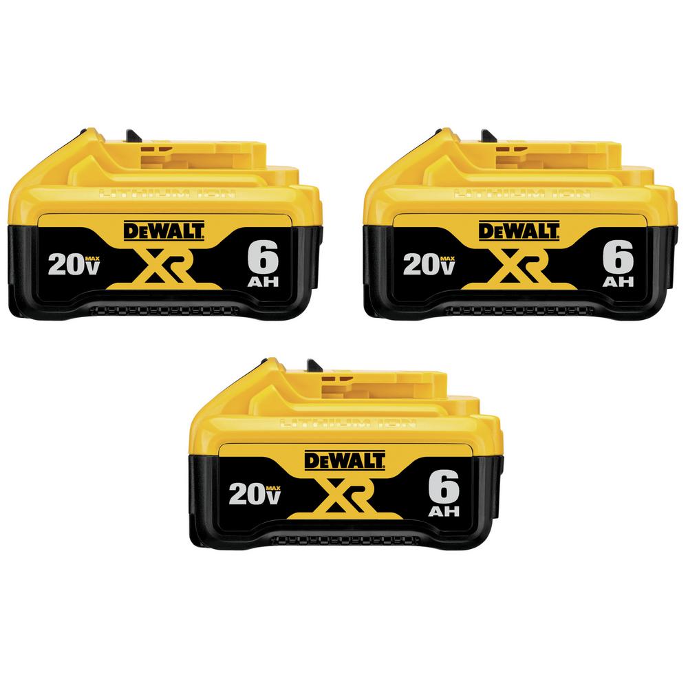 20-Volt MAX XR Premium Lithium-Ion 5.0Ah Battery Pack (2-Pack)