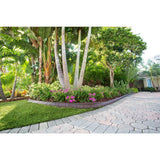 4 ft. Brown Rubber Curb Landscape Edging (4-Pack) - Super Arbor