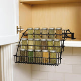 Rubbermaid 14.5-in W x 9-in H 3-Tier Mounted Metal Spice Rack
