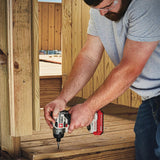 20-Volt MAX Lithium-Ion Brushless Cordless 1/4 in. Impact Driver with 2 Batteries 1.5 Ah and Charger - Super Arbor