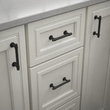 3 in. (76 mm) Matte Black Straight Bar Drawer Pull (10-Pack) - Super Arbor