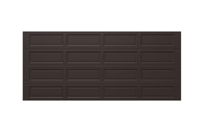 Wayne Dalton Classic Steel Model 9100 16-ft x 7-ft Insulated Brown Double Garage Door