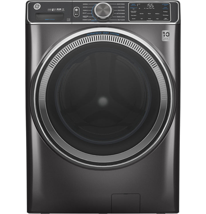 GE UltraFresh Vent System 5-cu ft Stackable Steam Cycle Front-Load Washer (White) ENERGY STAR