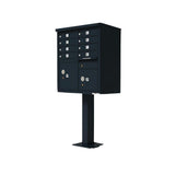 16-Mailboxes 1-Outgoing Mail Compartment 2-Parcel Lockers Pedestal Mount Cluster Box Unit - Super Arbor