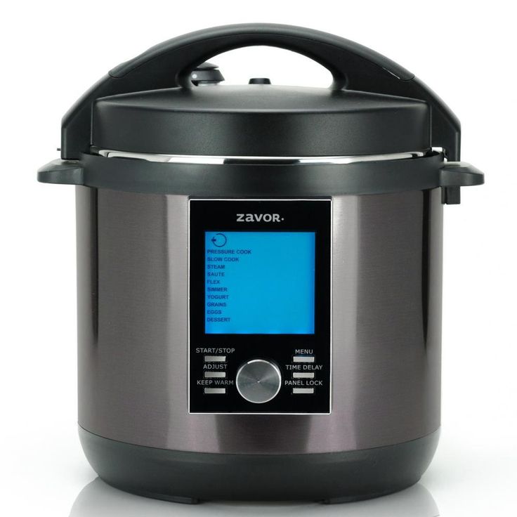LUX LCD 6 qt. Black Electric Multi-Cooker