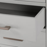 Modero 24 in. W x 71 in. H x 20 in. D Bathroom Linen Storage Tower Cabinet in Chilled Gray - Super Arbor