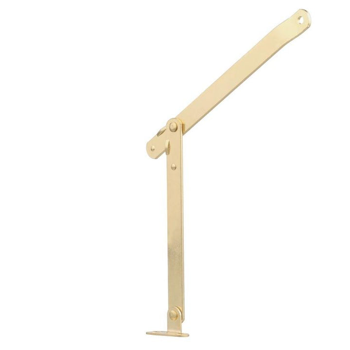 Bright Brass Lid Support Right-Hand Hinges