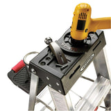 Werner 8 ft. H Aluminum Step Ladder Type IA 300 lb. capacity