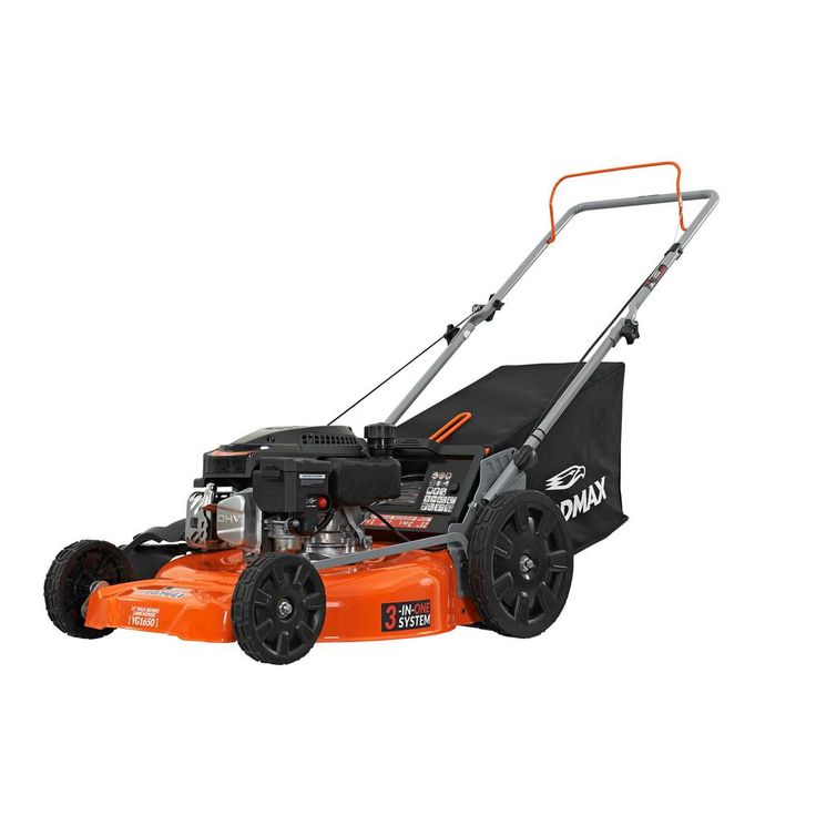 YARDMAX 21 in. 170cc OHV Walk Behind Gas Push Mower 3-in-1 Mulch, Side Discharge, and Rear Bag