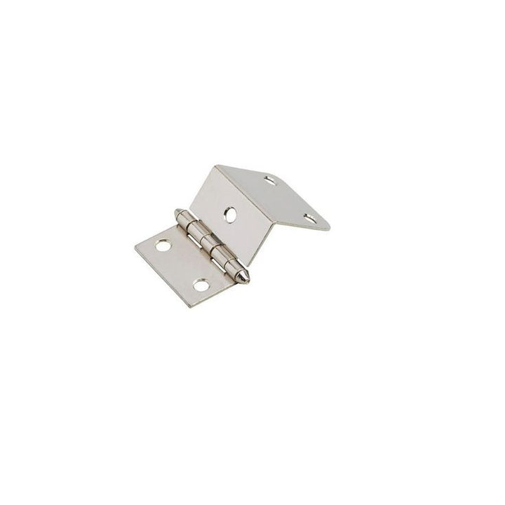 Traditional Surface 38 mm Nickel Frameless Hinge