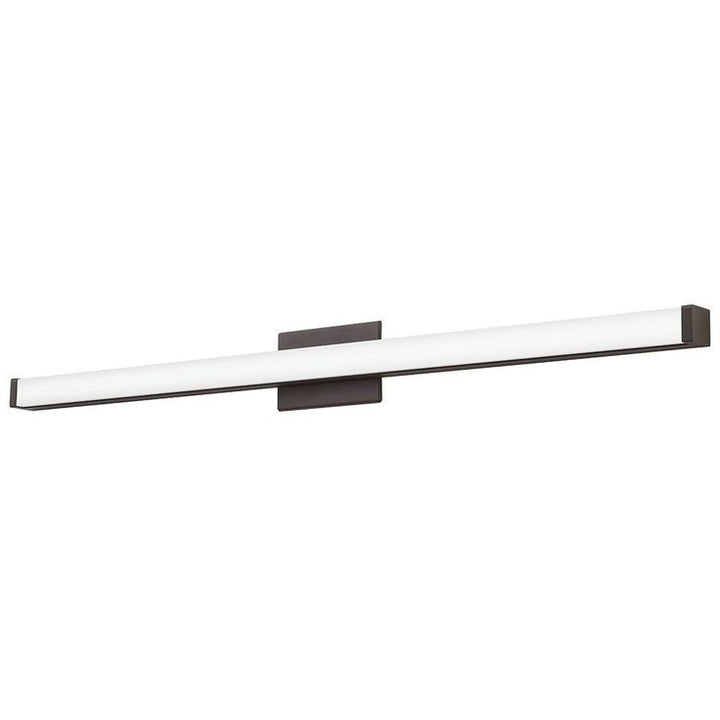 Contemporary Square 4-Light Bronze 3K LED Vanity Light