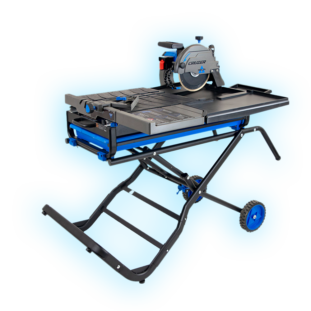 Delta Cruzer 15 Amp 10-Inch Wet Tile Saw with Folding Stand