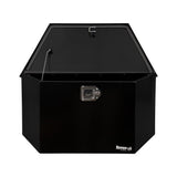 16.38 in. x 15 in. x 35.25 in. Gloss Black Steel Trailer Tongue Truck Tool Box - Super Arbor