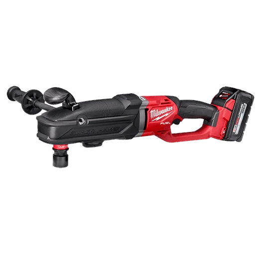 Milwaukee M18 FUEL GEN 2 SUPER HAWG 18V Brushless 1/2 in. Right Angle Drill Kit (XC6.0 Batteries)