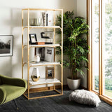Safavieh Fiora Gold/White Metal Etagere
