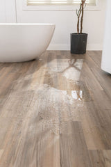 Style Selections Countrywide Brown 6-mil x 6-in W x 48-in L Water Resistant Interlocking Luxury Vinyl Plank Flooring (986.04 sq.ft./pallet)