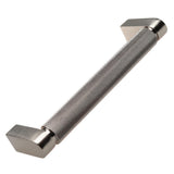 5 in. Screw Spacing Satin Nickel Solid Knurled Cabinet Drawer Bar Pulls (10-Pack) - Super Arbor