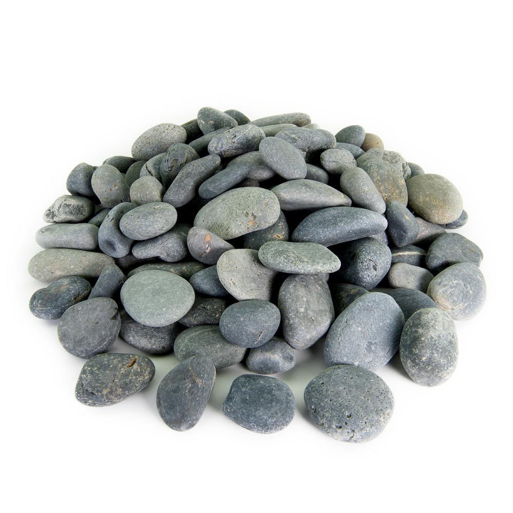 Southwest Boulder & Stone 1.17 cu. ft. 1/2 in. to 1 in. Buff Mexican Beach Pebble Smooth Round Rock for Gardens, Landscapes and Ponds - Super Arbor