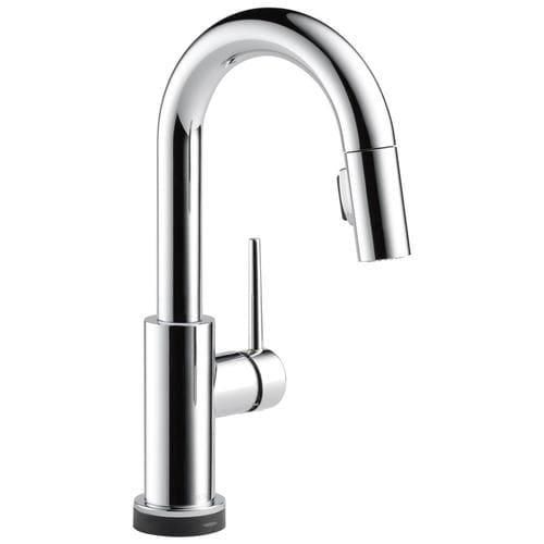 Delta Trinsic Touch Chrome 1-Handle Deck-Mount Pull-Down Touch Kitchen Faucet