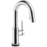Delta Trinsic Touch Chrome 1-Handle Deck-Mount Pull-Down Touch Kitchen Faucet