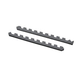 Norsk Gray/Black 24 in. x 24 in. EVA Foam Truly Reversible Interlocking Tile (60-Tile)