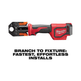 M18 18-Volt Lithium-Ion Cordless Short Throw PEX Press Tool Only with (3) Viega PureFlow Jaws - Super Arbor