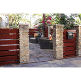 BEHR DECKplus 1 gal. Redwood Transparent Waterproofing Exterior Wood Finish - Super Arbor