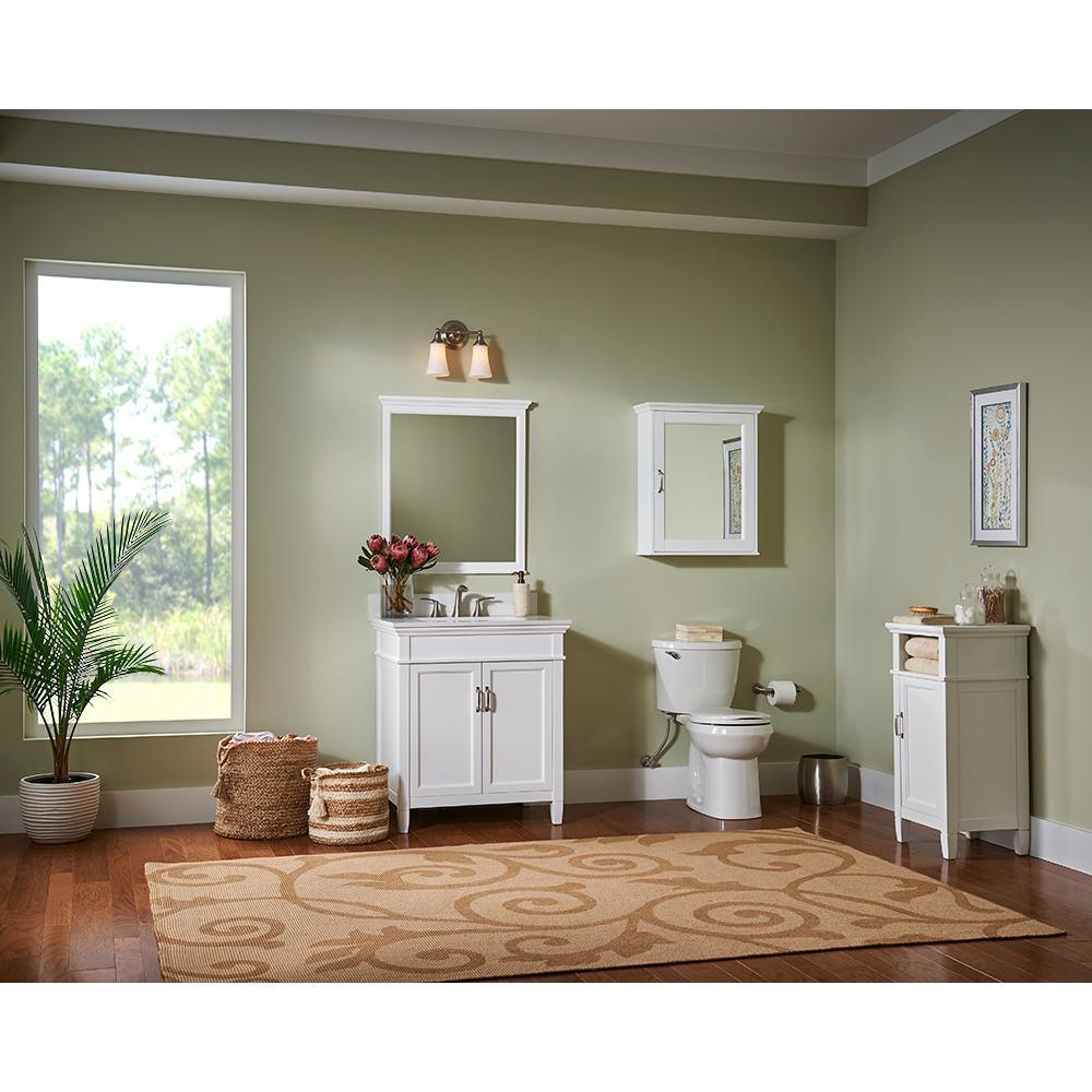 Ashburn 36 in. W x 21.75 in. D Vanity Cabinet in White - Super Arbor