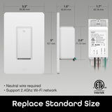 Tap Smart Wi-Fi Light Switch - Super Arbor