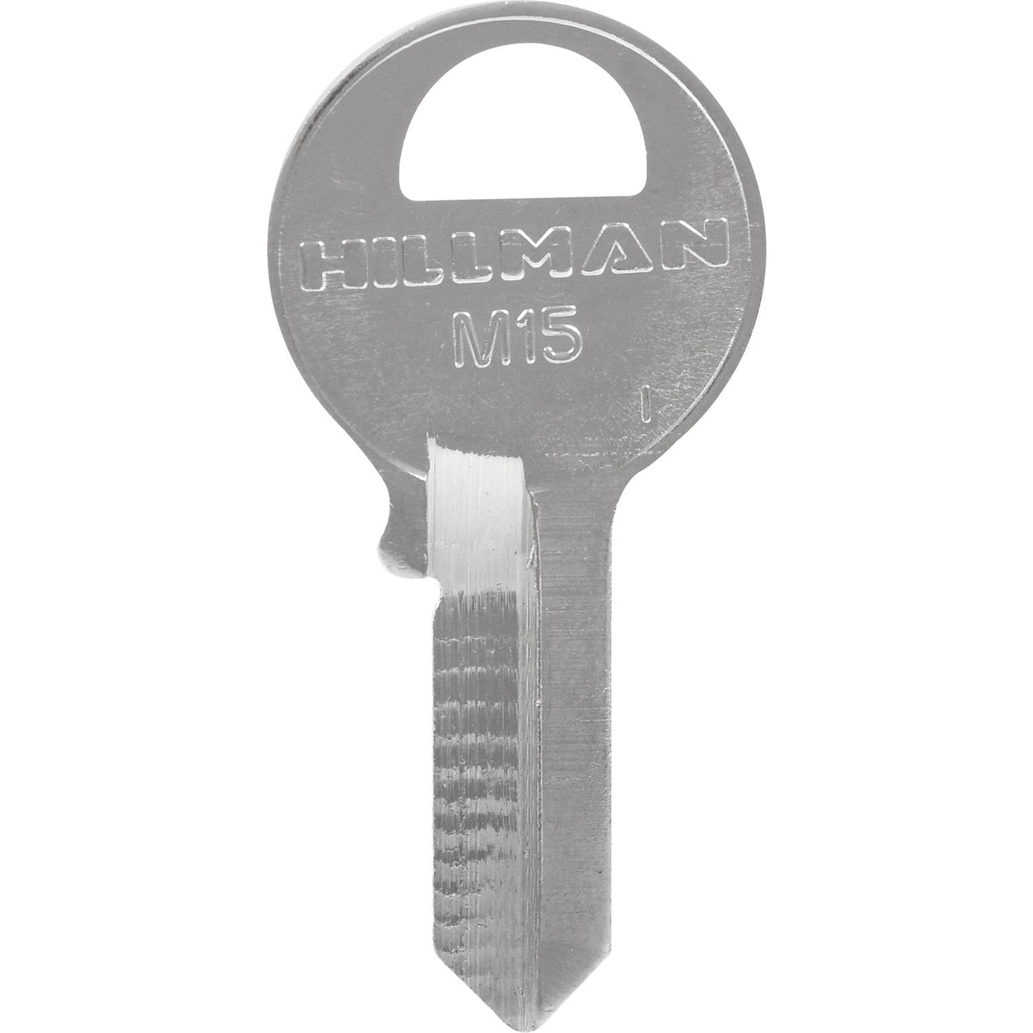 Hillman Traditional Padlock Key Blank M15 Single for Master Locks