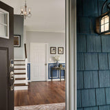 Camelot Satin Nickel Connect Z-Wave Plus Smart Deadbolt and Camelot Handleset with Accent Lever with Camelot Trim - Super Arbor