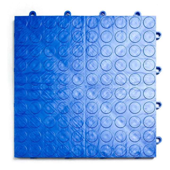 MotorDeck 12 in. x 12 in. Coin Royal Blue Modular Tile Garage Flooring (24-Pack)