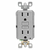 15 Amp Self-Test SmartlockPro Slim Duplex GFCI Outlet, White - Super Arbor