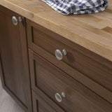 Classic Round 1-3/4 in. (45 mm) Satin Nickel Oversized Solid Cabinet Knob