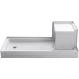 Tresham 60 in. x 32 in. Single Threshold Shower Base with Left-Hand Drain in White - Super Arbor