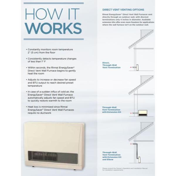 EnergySaver 8,000 BTU Vented Natural Gas Furnace - Super Arbor