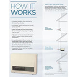 EnergySaver 8,000 BTU Vented Natural Gas Furnace - Super Arbor