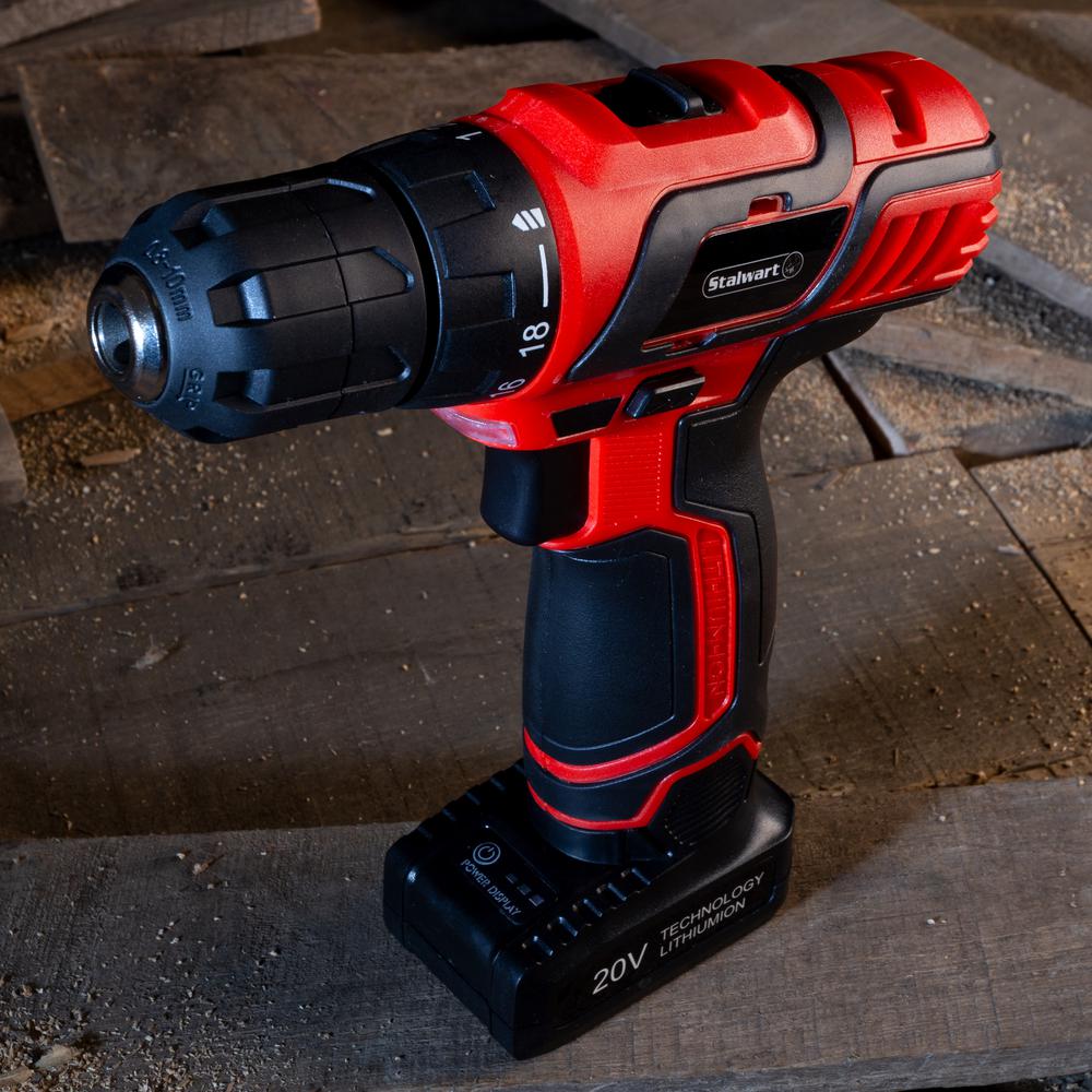 20-Volt Lithium-Ion Cordless 3/8 in. Power Drill (122-Piece) - Super Arbor