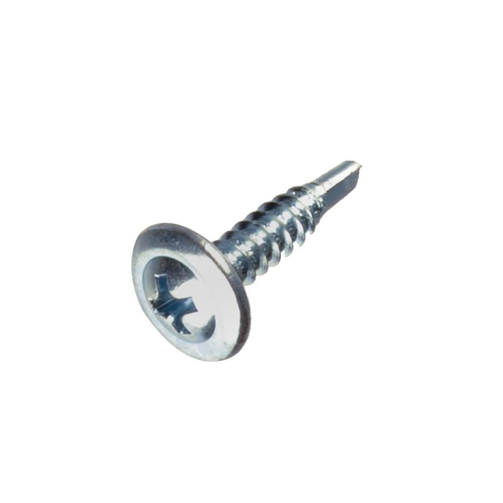 #8 x 1/2 in. Zinc-Plated Steel Phillips Truss-Head Drill Point Lath Screws (260-Pack)