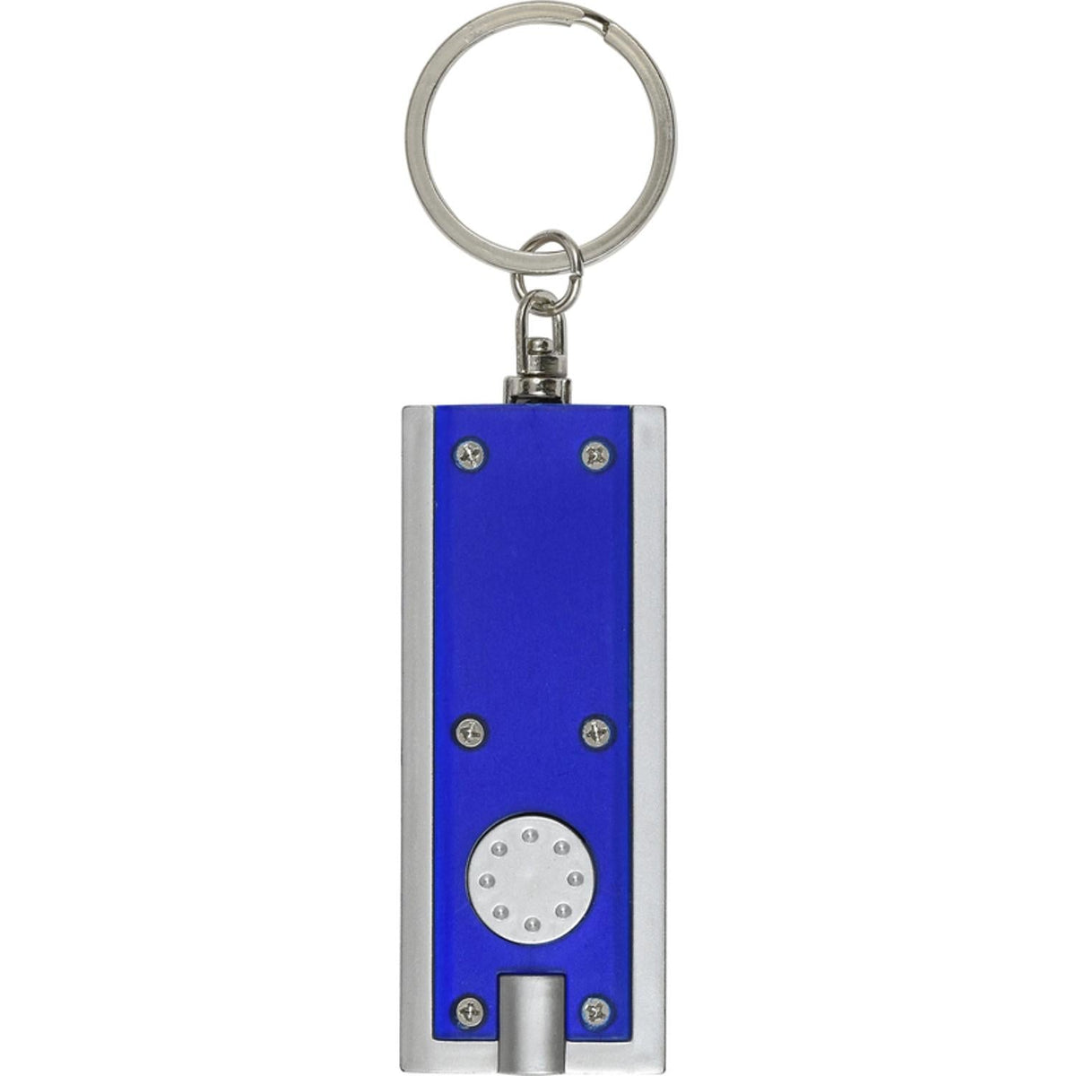 Hillman 1 in. D Plastic Assorted LED Light/Split Ring Key Chain