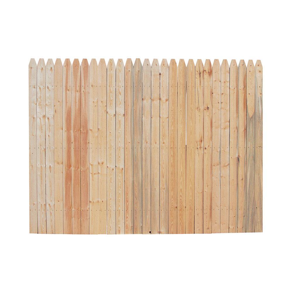 1/2 in. x 4 in. x 6 ft. SPF Stockade Fence Picket (6-Pack) - Super Arbor