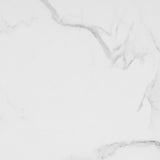 43 in. W x 22 in. D x 0.75 in. H Engineered Marble Vanity Top in Calacatta White with White Basin